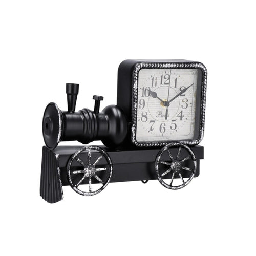 ADTrend - Decorazione d'Appoggio - Treno - Orologio Integrato