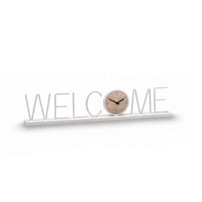 ADTrend - Decorazione d'Appoggio - WELCOME - Orologio Integrato