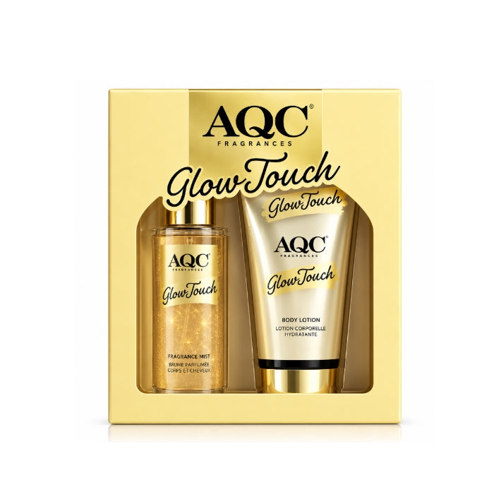 AQC Fragrances - Glow Touch - Body Mist + Body Lotion - Cofanetto