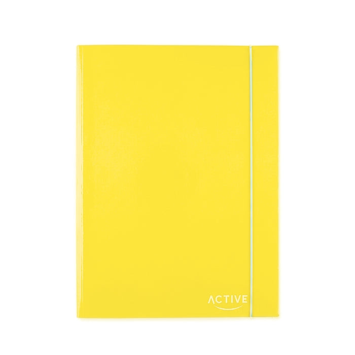 Active - Carpetta con Elastico - Monocolore - Thick