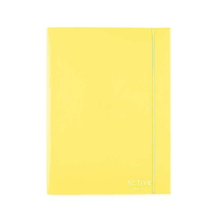 Active - Carpetta con Elastico - Monocolore - Thick