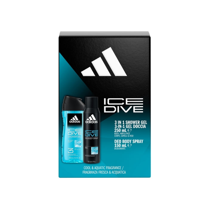 Adidas - Ice Dive - Shower Gel 3in1 + Deo Body Spray | Cofanetto