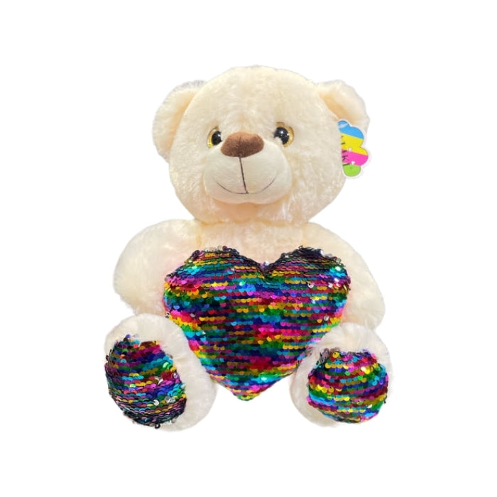 Aliki - Orsetto Pailettes Multicolor - Peluche - 13782