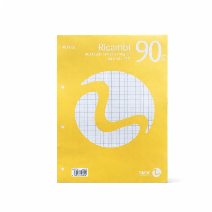 BM - Ricambi Raccoglitore - Quadretti - 5mm - A4