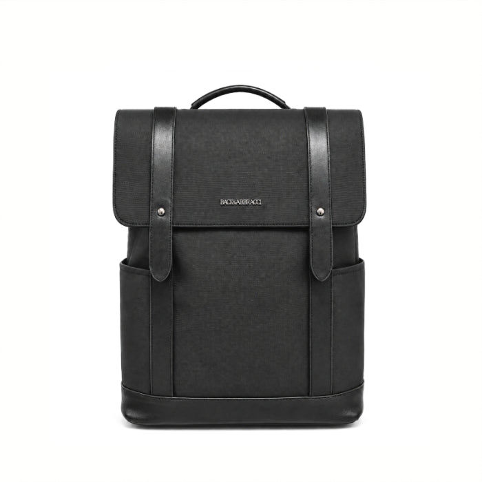 Baci & Abbracci - Zaino Nero - Porta PC Elegante Con Scomparto Imbottito