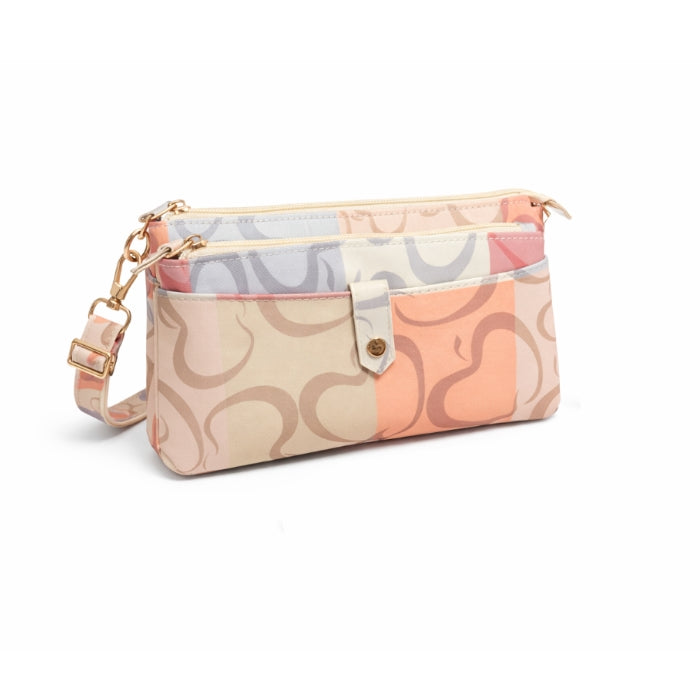 Baci & Abbracci - Borsa A Tracolla - Multitasche | Design Moderno con Tracolla Regolabile