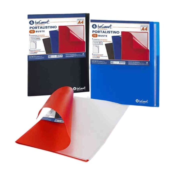BeSmart - Portalistino - A4 - 10 Buste - 01310029