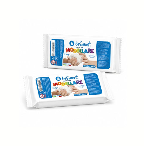 BeSmart - Pasta Per Modellare - Atossico - Bianca