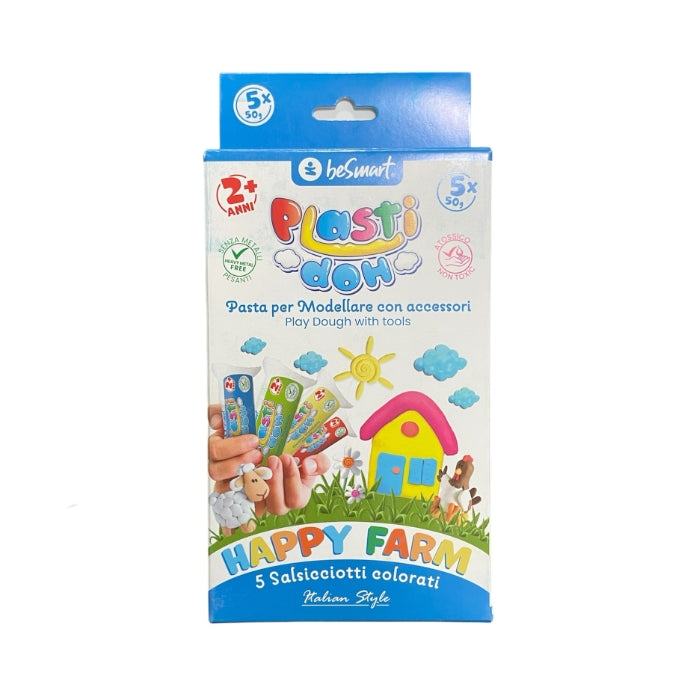 BeSmart - Plasti Doh - Pasta Per Modellare Con Accessori
