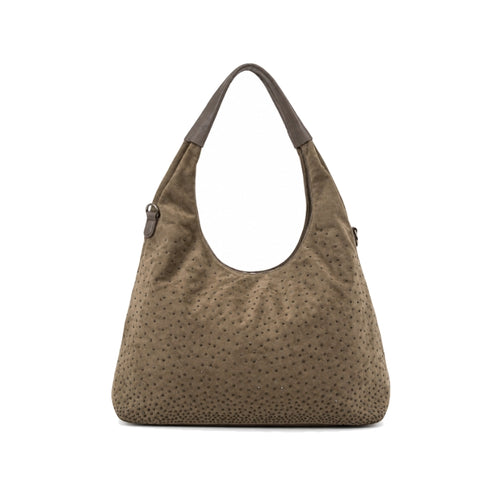 Beta.B - Borsa A Spalla | Effetto Scamosciato con Strass