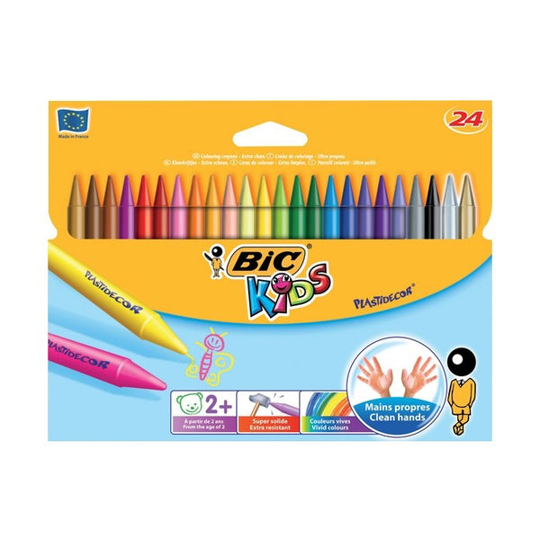 Bic - Kids - Pastelli Colorati - 24 Pezzi - 041152