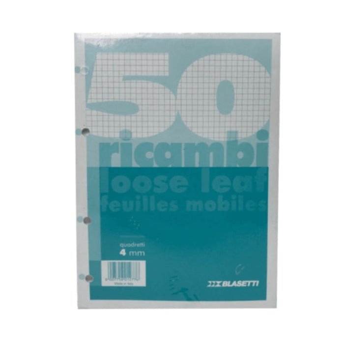 Blasetti - Ricambi Per Raccoglitore - Quadretti - 4mm - A4