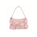 Briciole - Borsa A Spalla - Fiori 3D | Baguette Bag Elegante