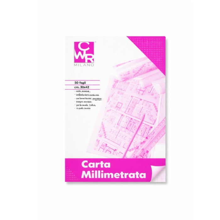 CWR - Carta Millimetrata - A4 | 50 Fogli