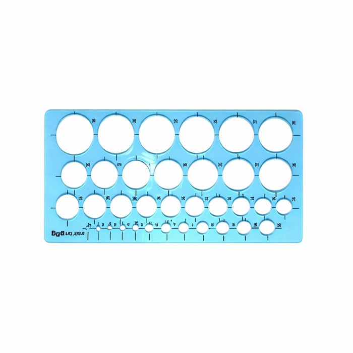 CWR - Cerchiometro - Maschera Tecnica Multimisura - 12x24cm