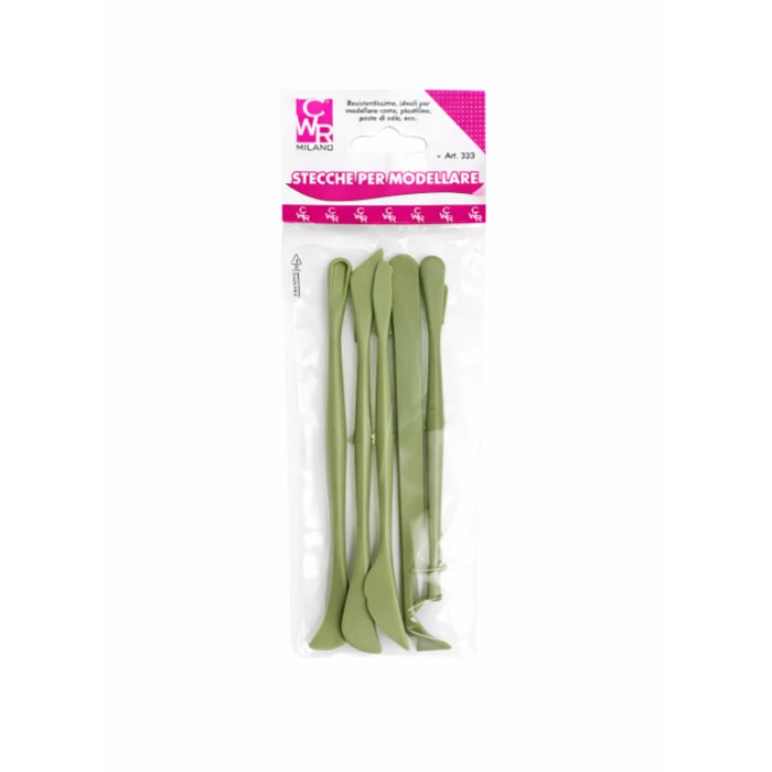 CWR - Stecche per Modellare - 5 Pezzi | Creta - Plastilina - Pasta di Sale