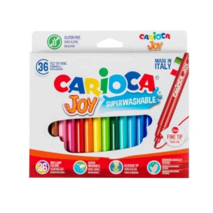 Carioca - Joy - Pennarelli - 36 Pezzi - SuperWashable - 40616