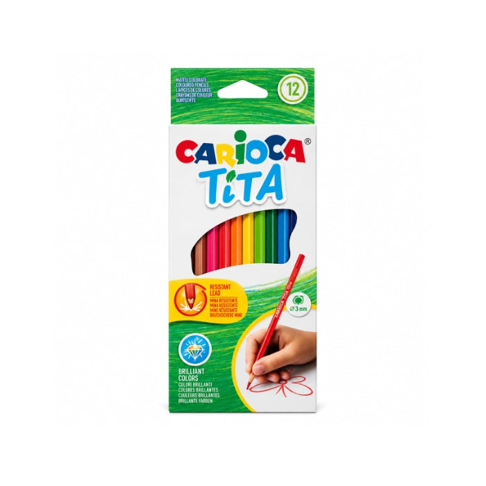 Carioca - Tita - Matite Colorate - 12 Pezzi
