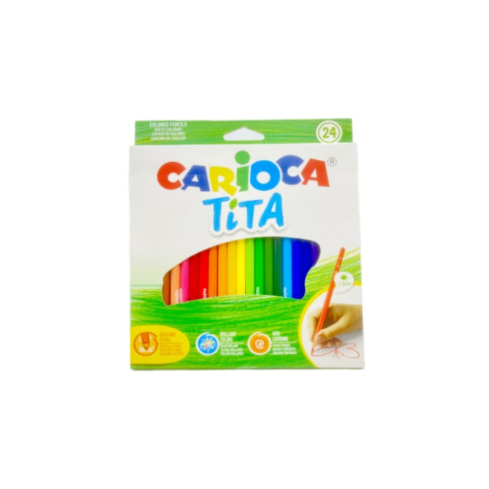 Carioca - Tita - Matite Colorate - 24 Pezzi - 42794