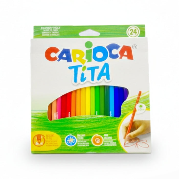 Carioca - Tita - Matite Colorate - 24 Pezzi
