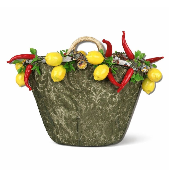 Cartoleria 4+1 - Coffa Sicilia - Stile Siciliano con Limoni e Peperoncini