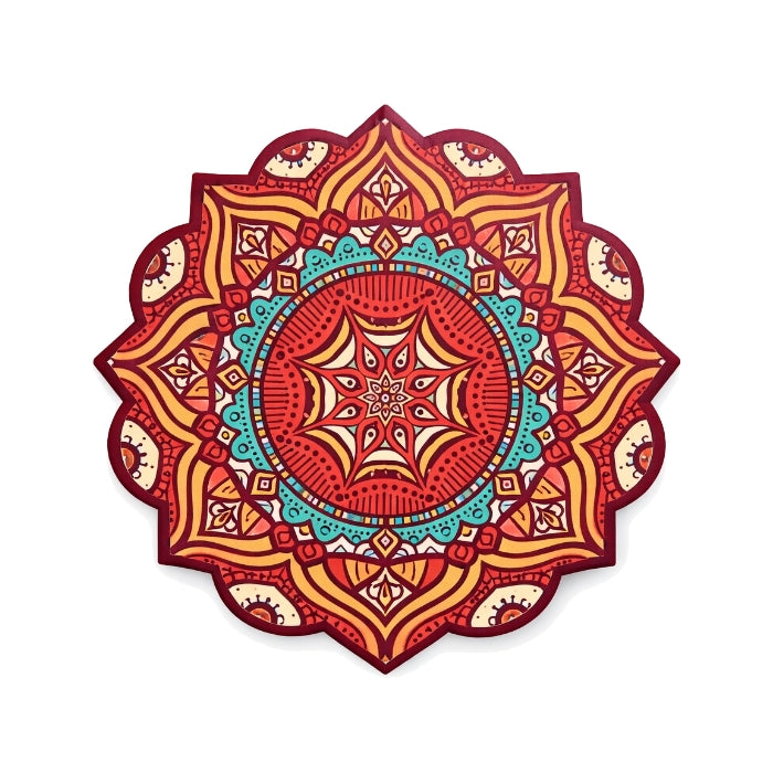 Cartoleria 4+1 - Decorazione Siciliana | Sottopentola Mandala