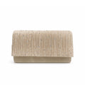 Cartoleria 4+1 - Pochette da Cerimonia - Beige con Strass | Clutch Elegante da Sera