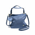 Charro - Borsa A Spalla - Blue con Portachiavi in Peluche