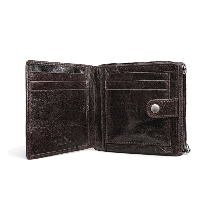 Charro - Portafoglio - Vintage con Zip e Bottone