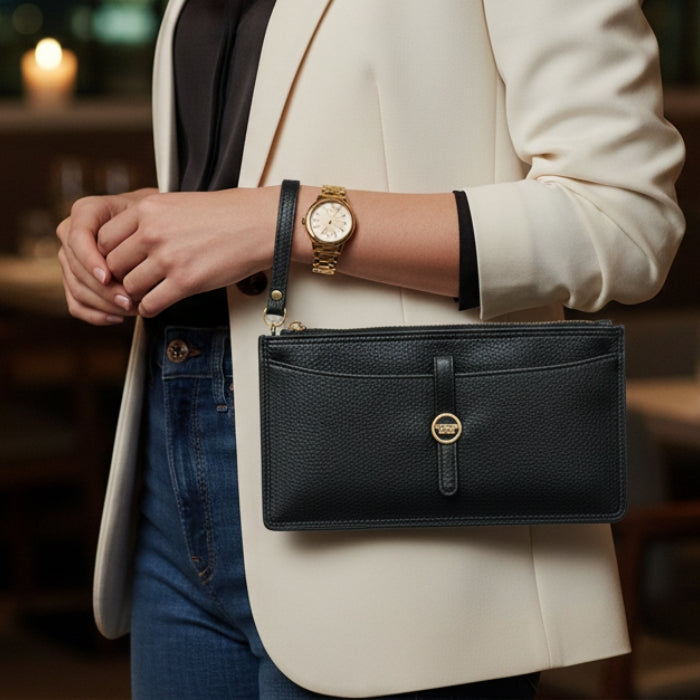 Coveri World - Pochette - Multifuzione in Similpelle | Portacarte + Portacellulare