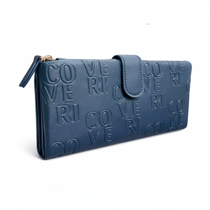 Coveri Active - Portafoglio con Zip e Porta Carte | Blu