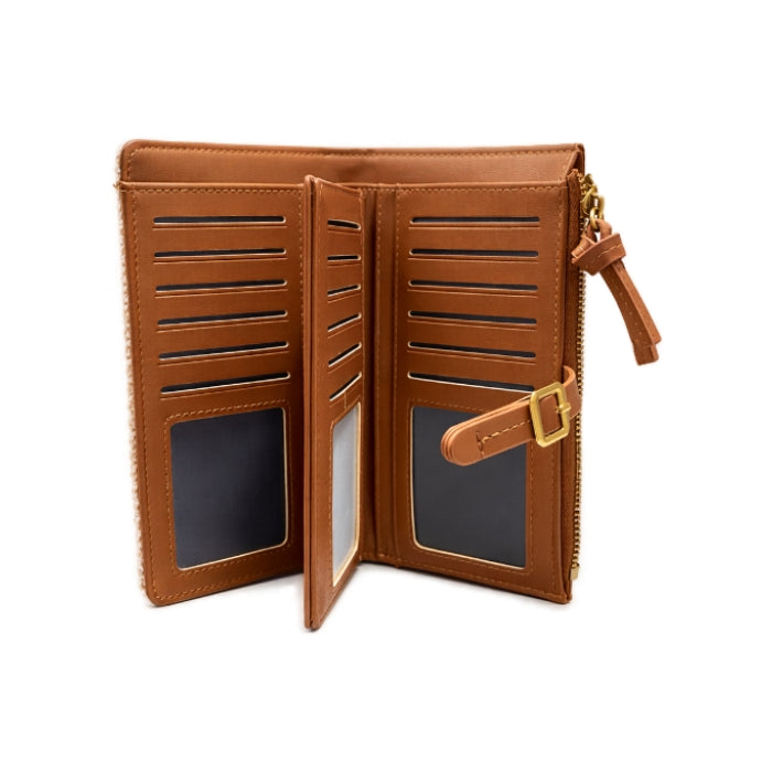 Coveri Collection - Portafoglio con Zip e Porta Carte | Capiente e Organizzato