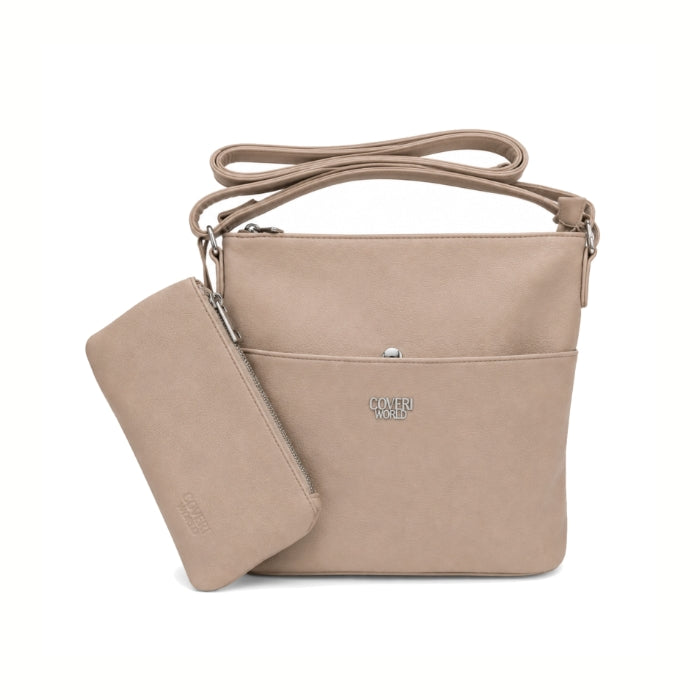 Coveri World - Borsa A Tracolla con Pochette Rimovibile