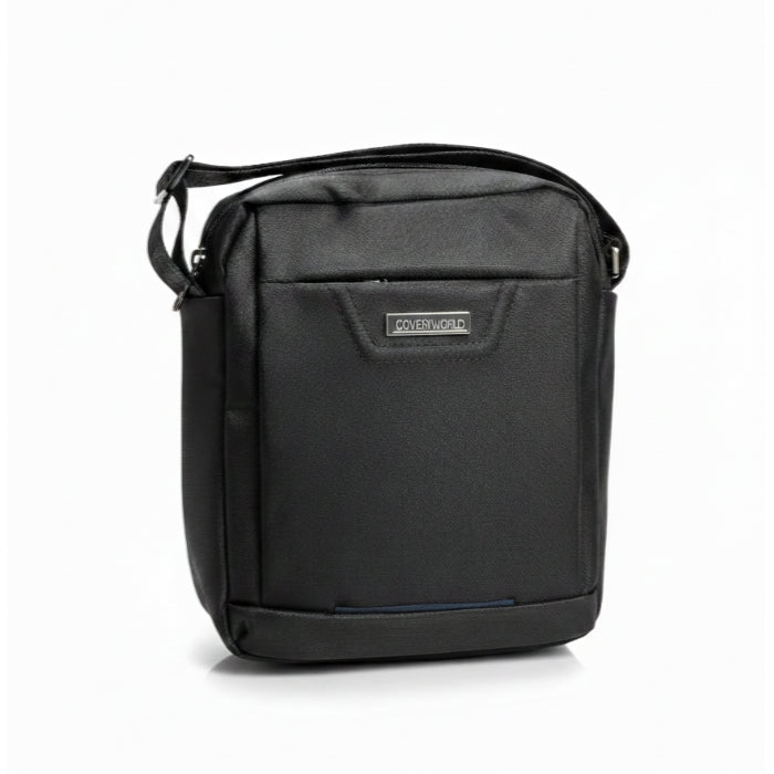 Coveri World - Borsa Tracolla - Uomo | Funzionale Nera
