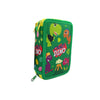 Crazy Dino - Astuccio A 3 Zip - KL10849