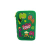 Crazy Dino - Astuccio A 3 Zip - KL10849