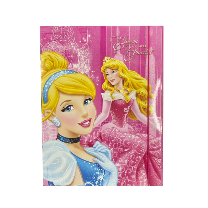 Disney - Cenerentola & Aurora - Elegant And Graceful - Carpetta con Elastico | 3 Lembi