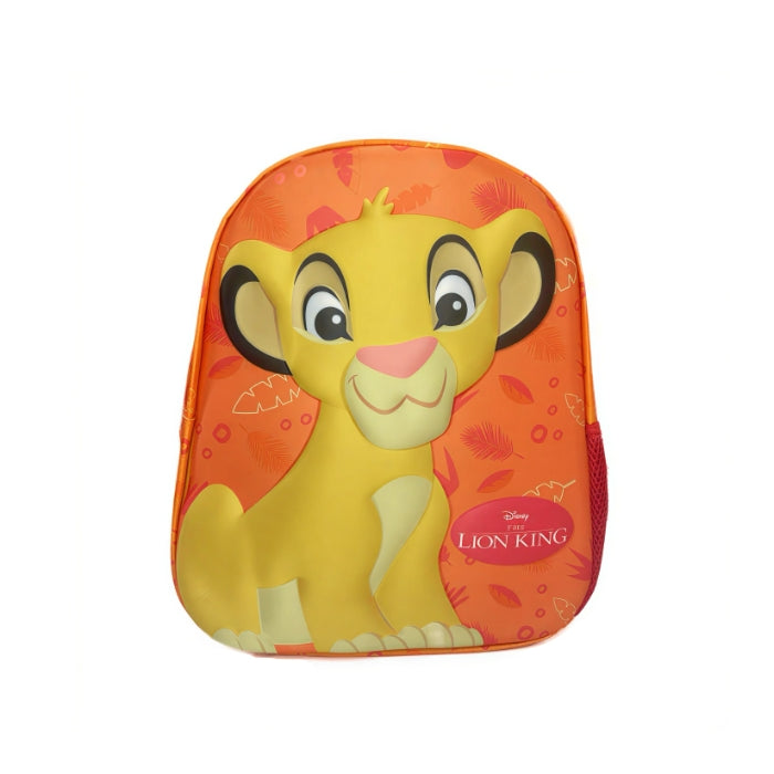 Disney - Il Re Leone - Zaino Asilo | Inserto 3D - Arancione