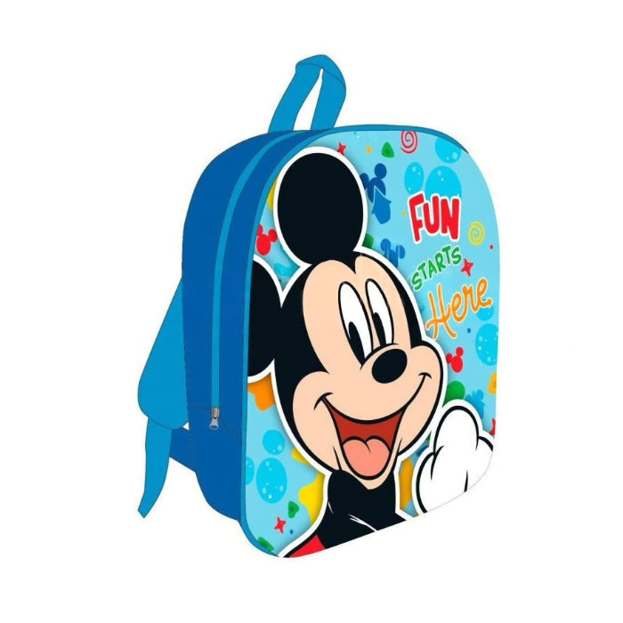 Disney - Topolino - Zaino Asilo - “Fun Starts Here” | Effetto 3D