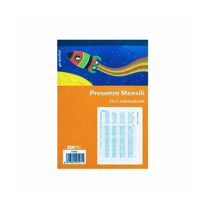 EdiPro - Presenze Mensili - 25x2 Autoricalcanti