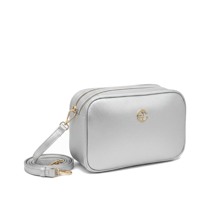 Enrico Coveri - Borsa A Tracolla - Simplicity | Argentata