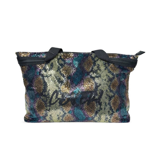 Enrico Coveri - Borsa Shopper - Scritta Coveri con Paillettes