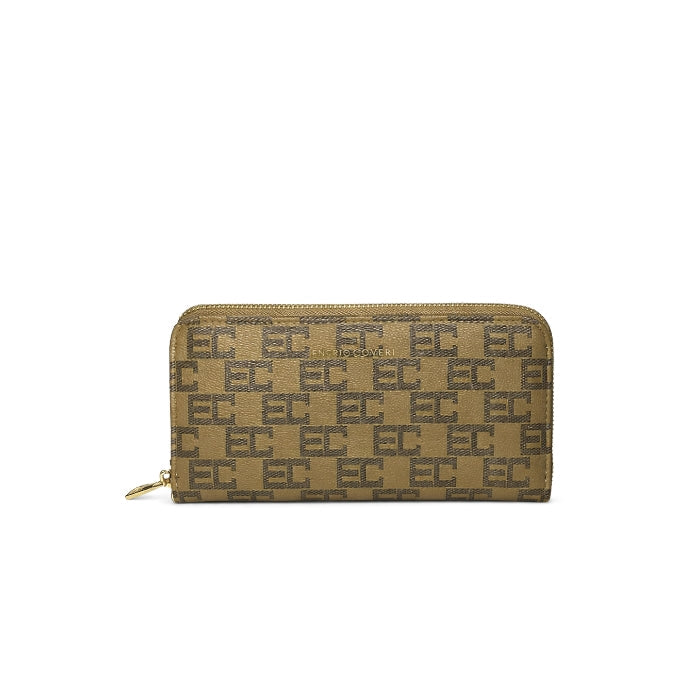 Enrico Coveri - Portafoglio - Zip Around con Stampa Monogram