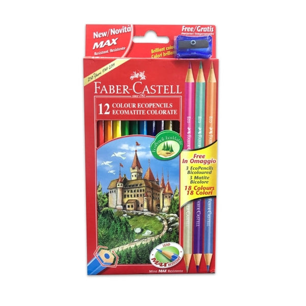 Faber-Castell - Matite Colorate - 12 Pezzi - 110312