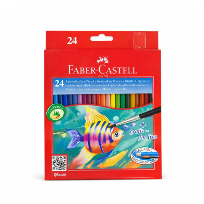 Faber-Castell - Matite Acquerellabili - 24 Pezzi