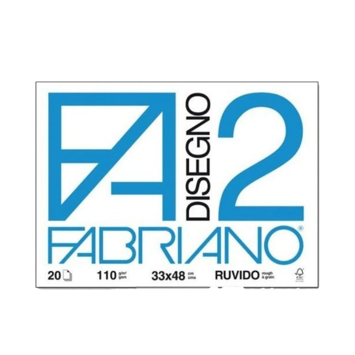 Fabriano - Album Da Disegno - F2 - 33x48cm - Ruvido