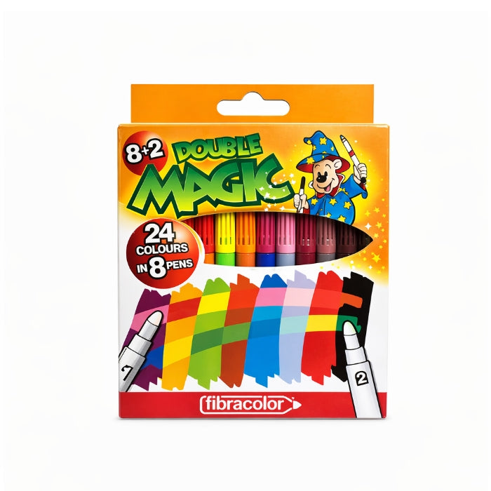 Fibracolor - Double Magic - Pennarelli - 10 Pezzi