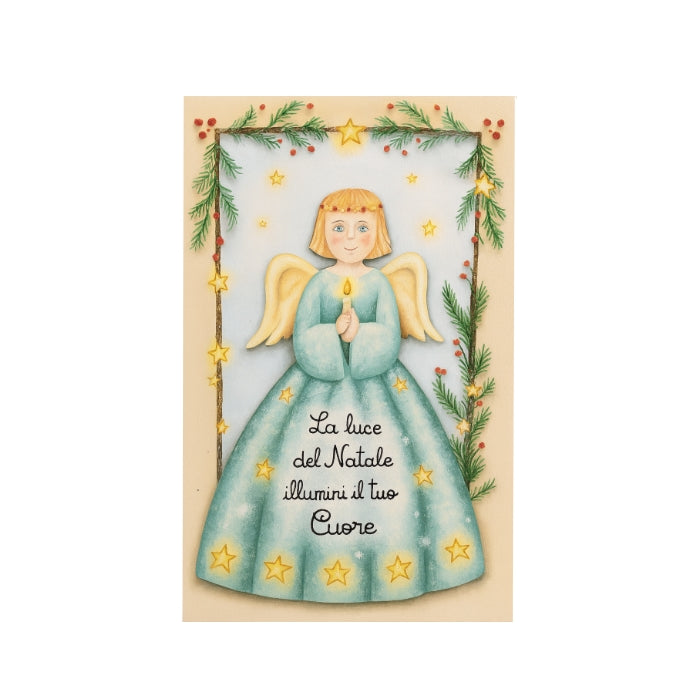 First Class Argenti - Targhetta - Dedica di Natale - 11x19cm