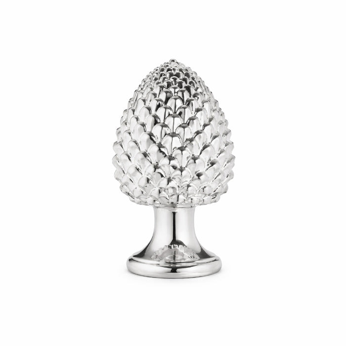 Giardini di Marzo - Decorazione - Pigna - 25x15cm | Argento