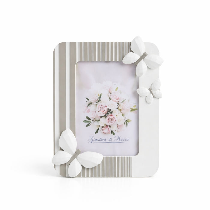 Giardini di Marzo - Portafoto - 10x15cm | Cornice con Farfalle